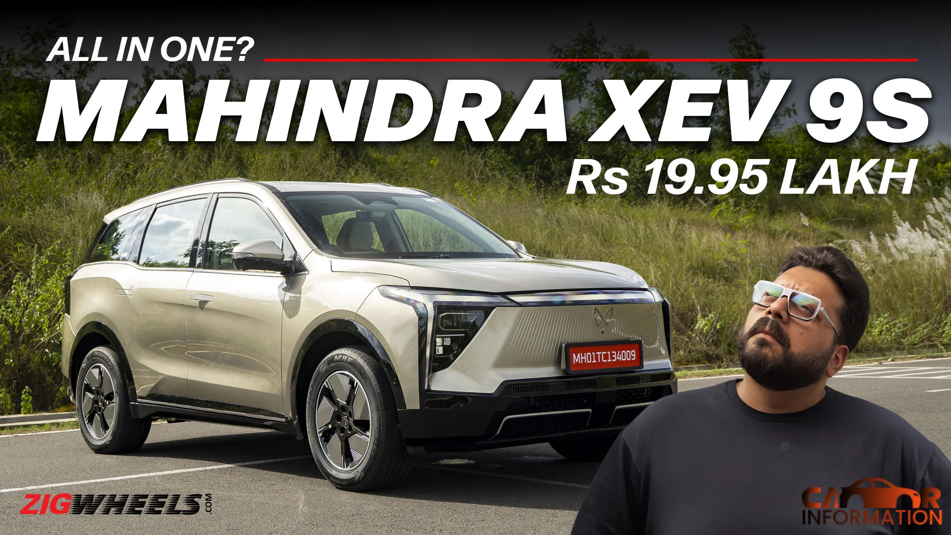 Mahindra XEV 9S front profile road test