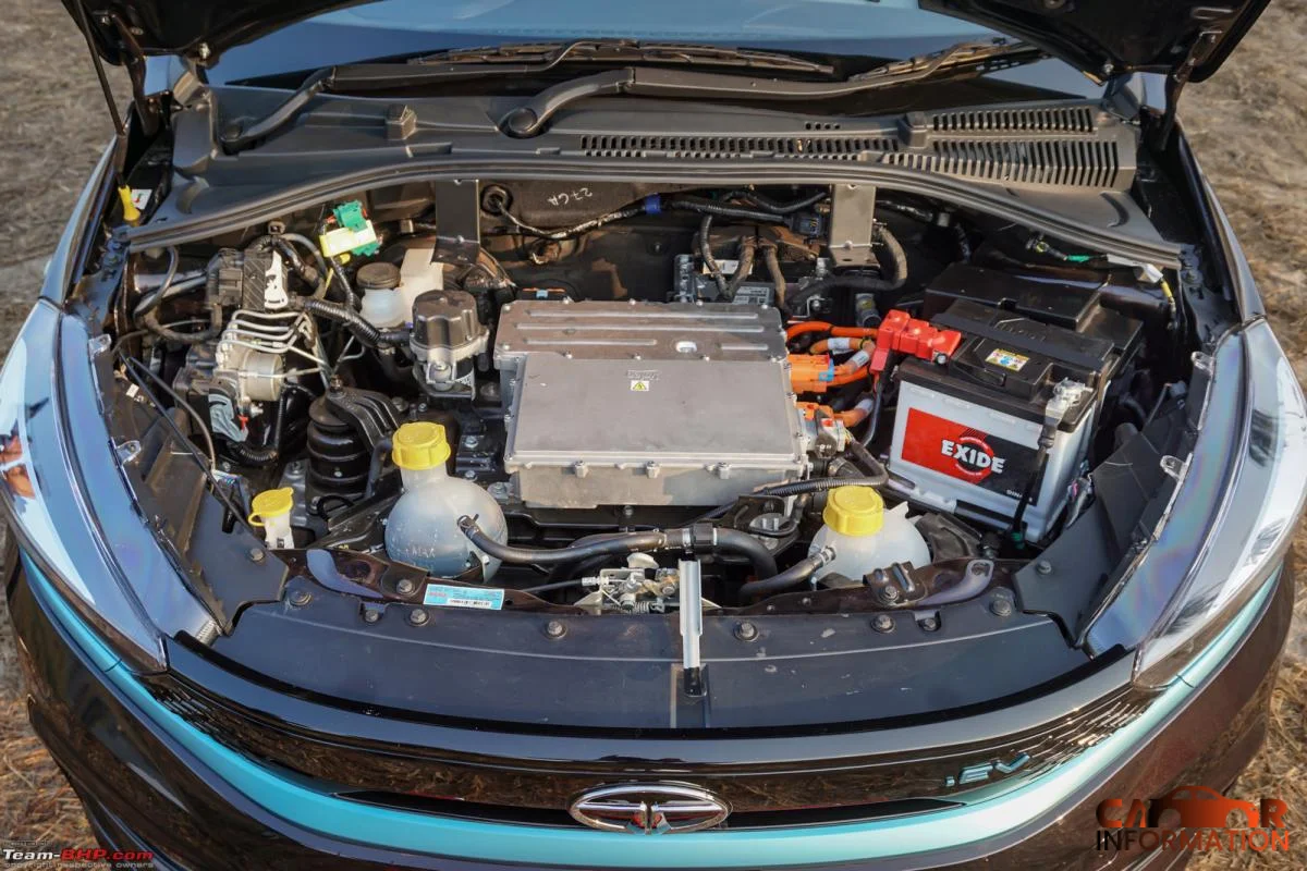 Tata Tiago Petrol CNG engine bay performance specifications