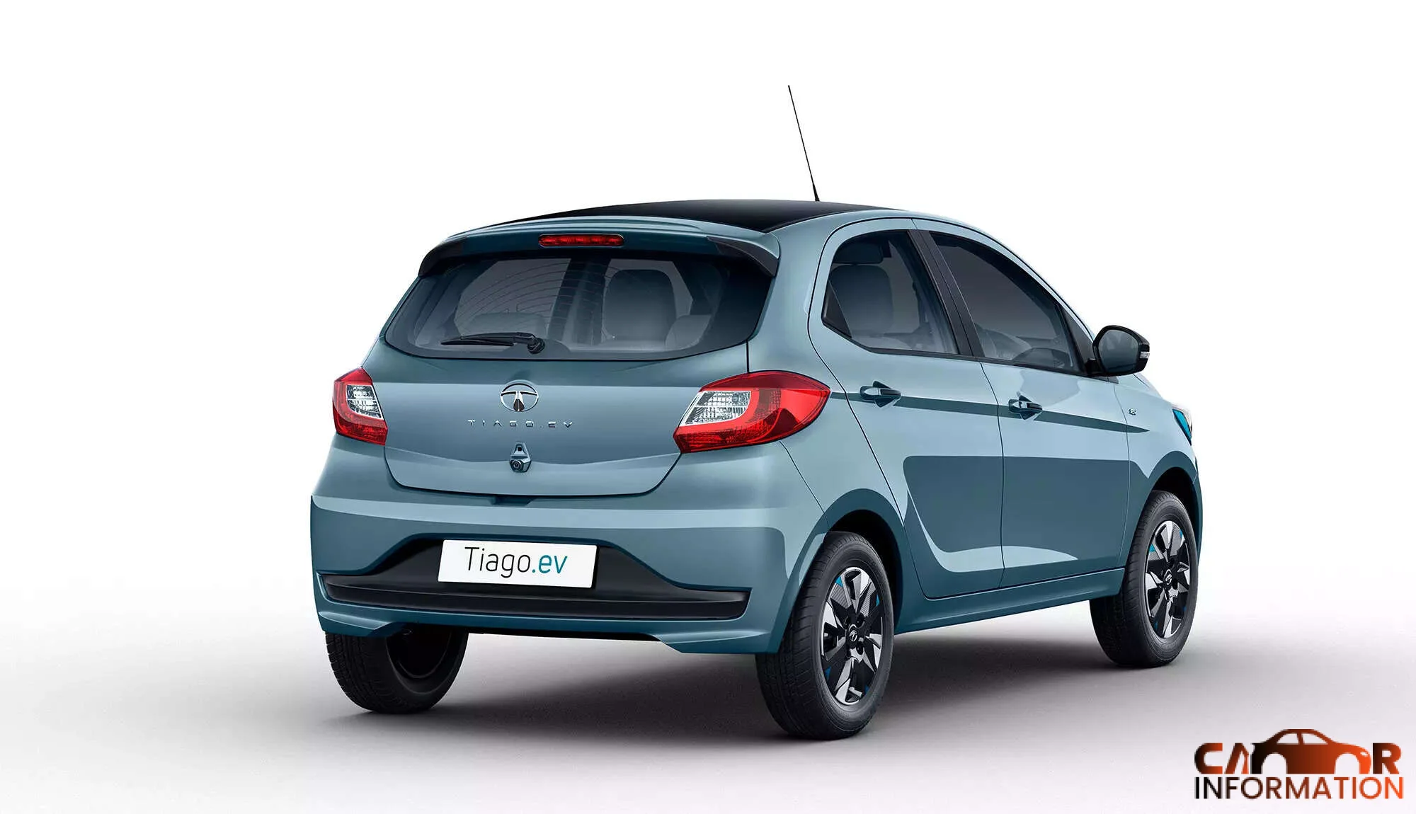 New Tata Tiago Electric Range rear profile styling