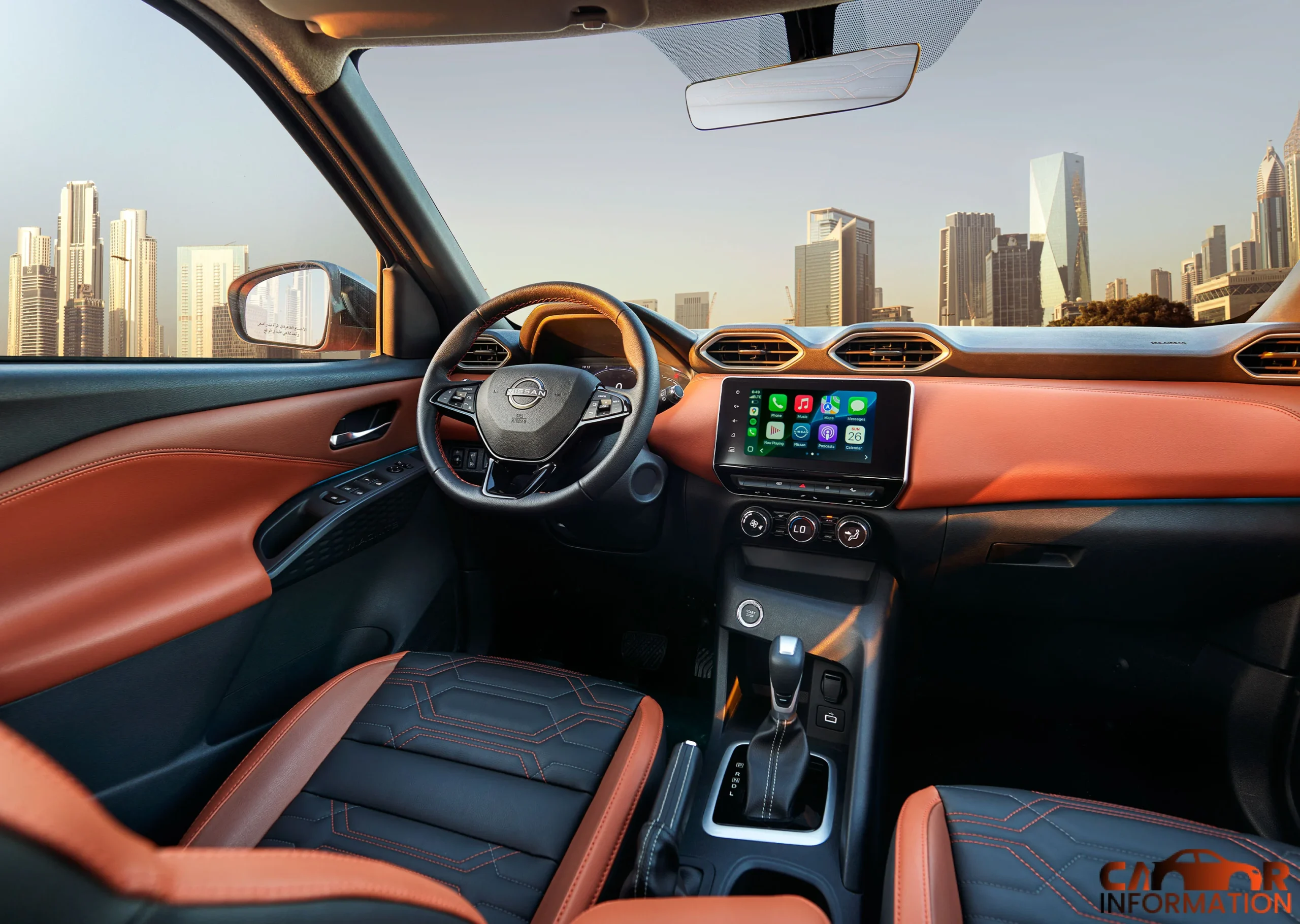 Nissan Magnite Acenta 2026 cabin interior dashboard design
