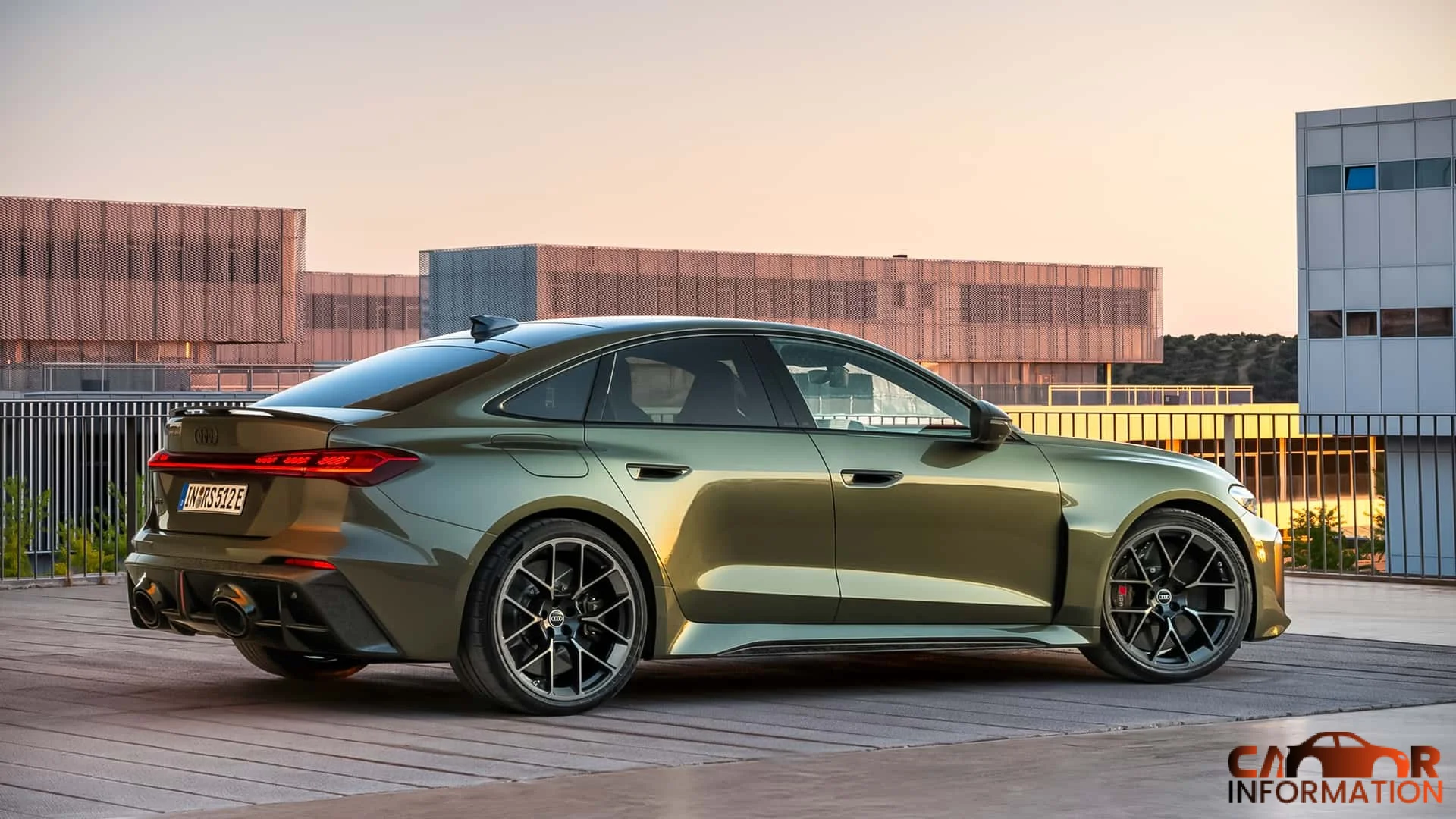 2026 Audi RS5 Hybrid side profile alloy wheels design