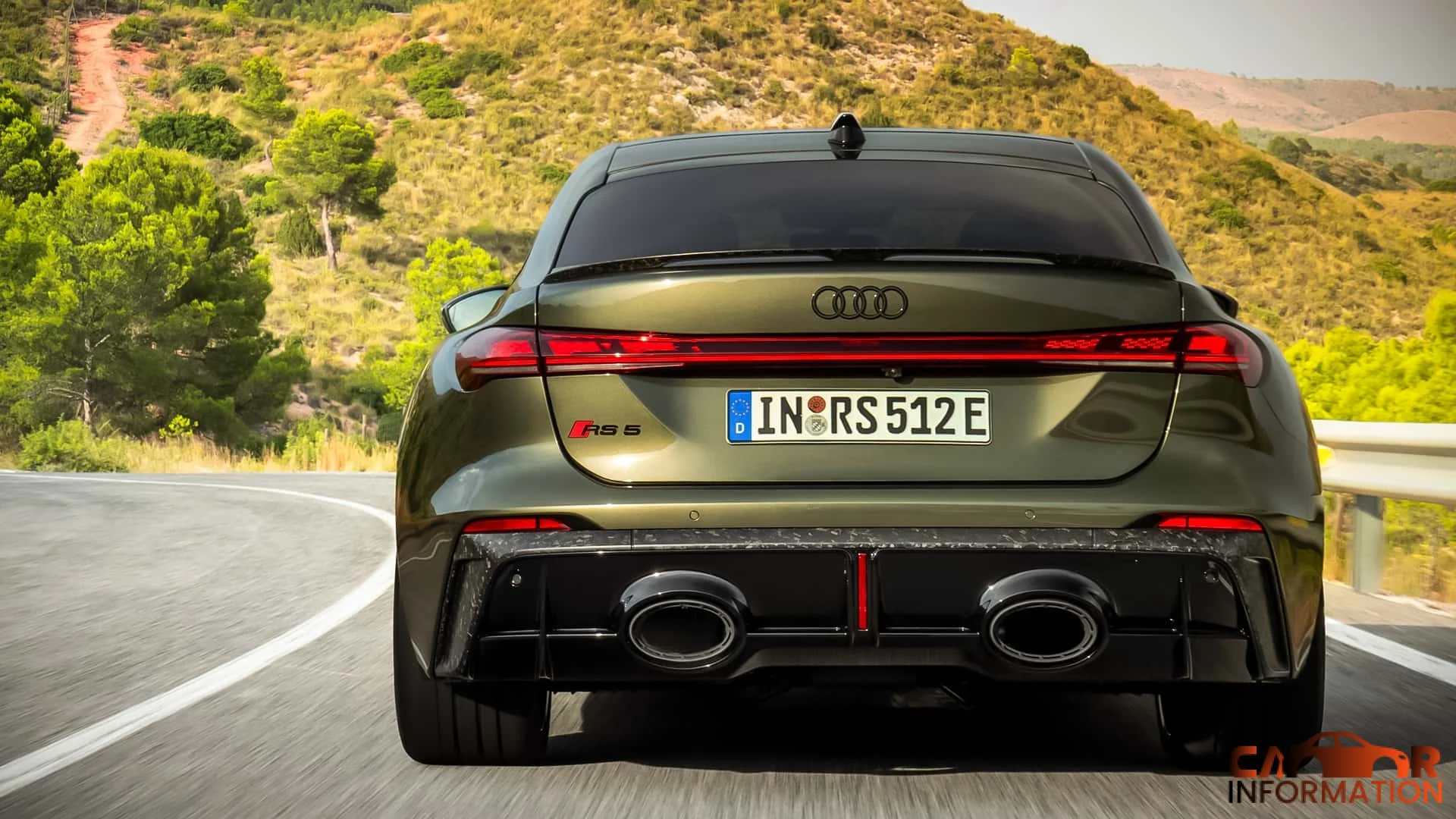 2026 Audi RS5 rear profile styling
