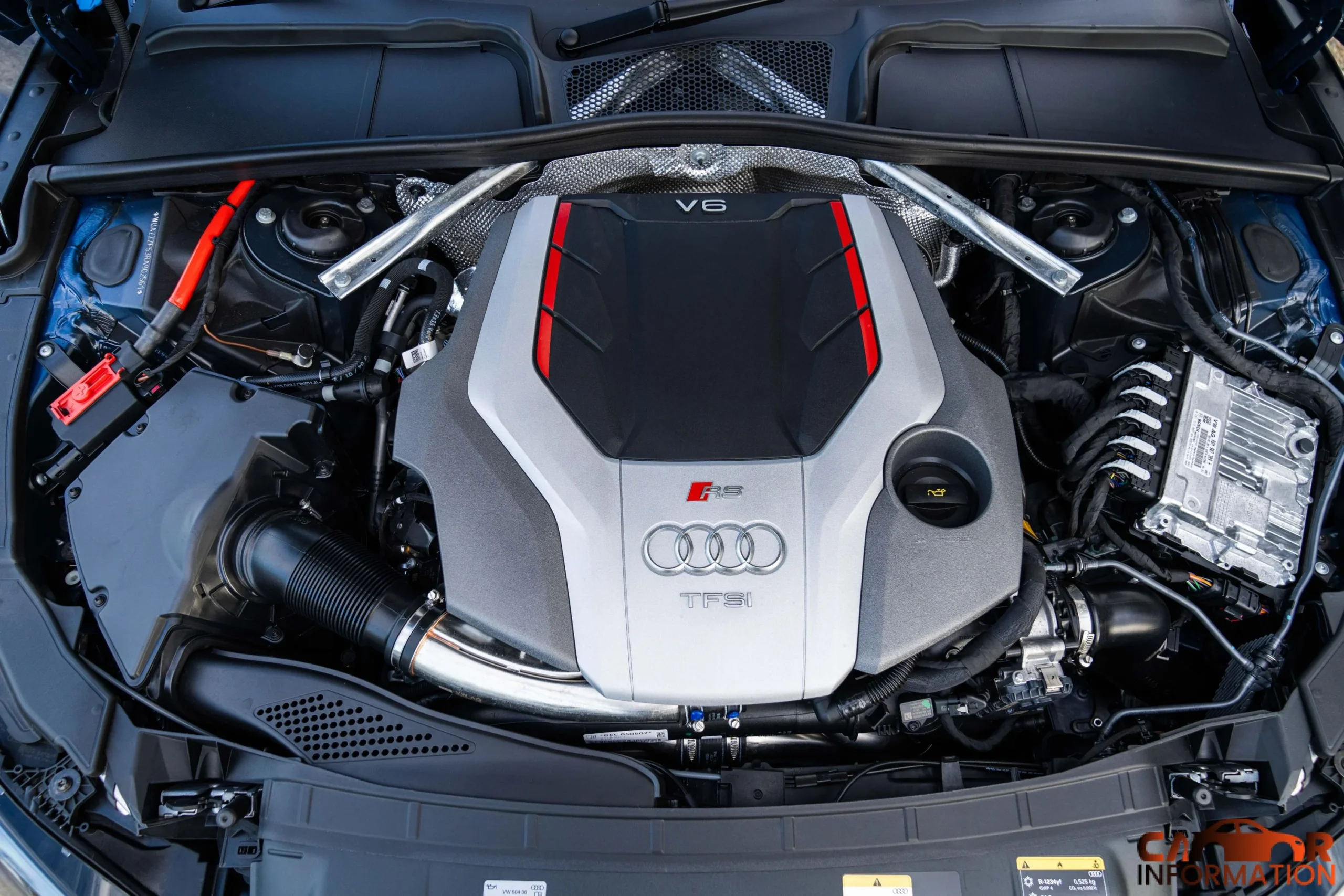 2026 Audi RS5 engine bay performance specifications
