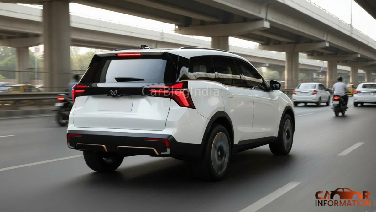 Mahindra XEV 9S rear profile styling