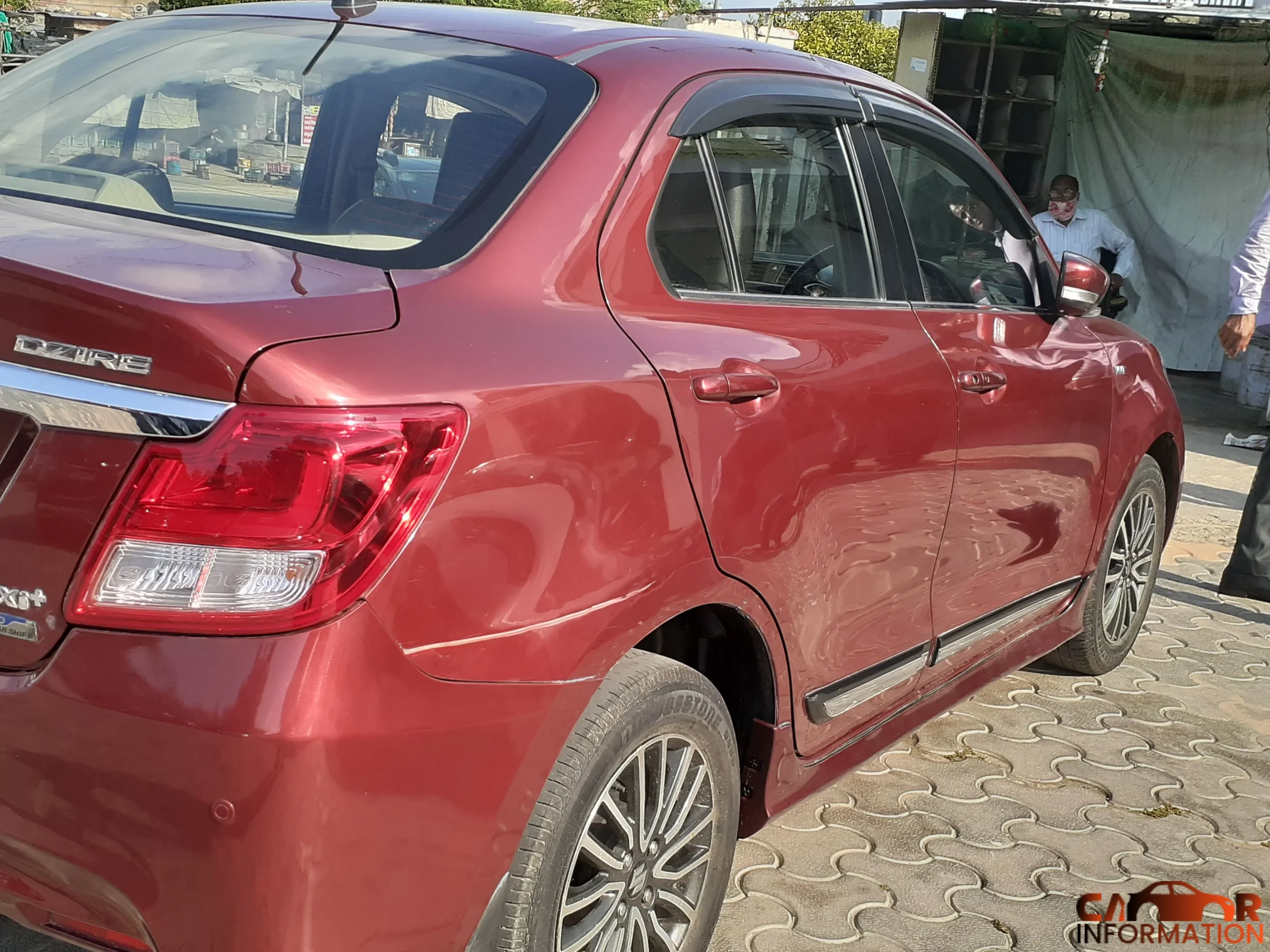 Maruti Suzuki Dzire ZXI Plus rear profile styling