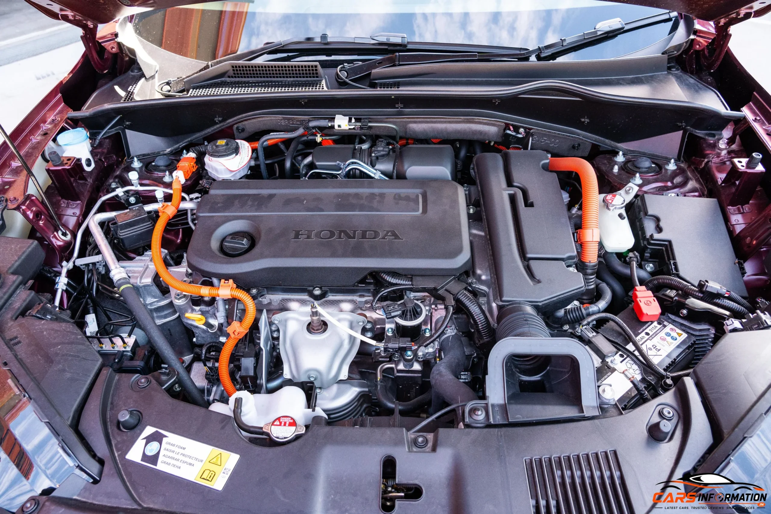 Honda ZRV engine bay performance specifications