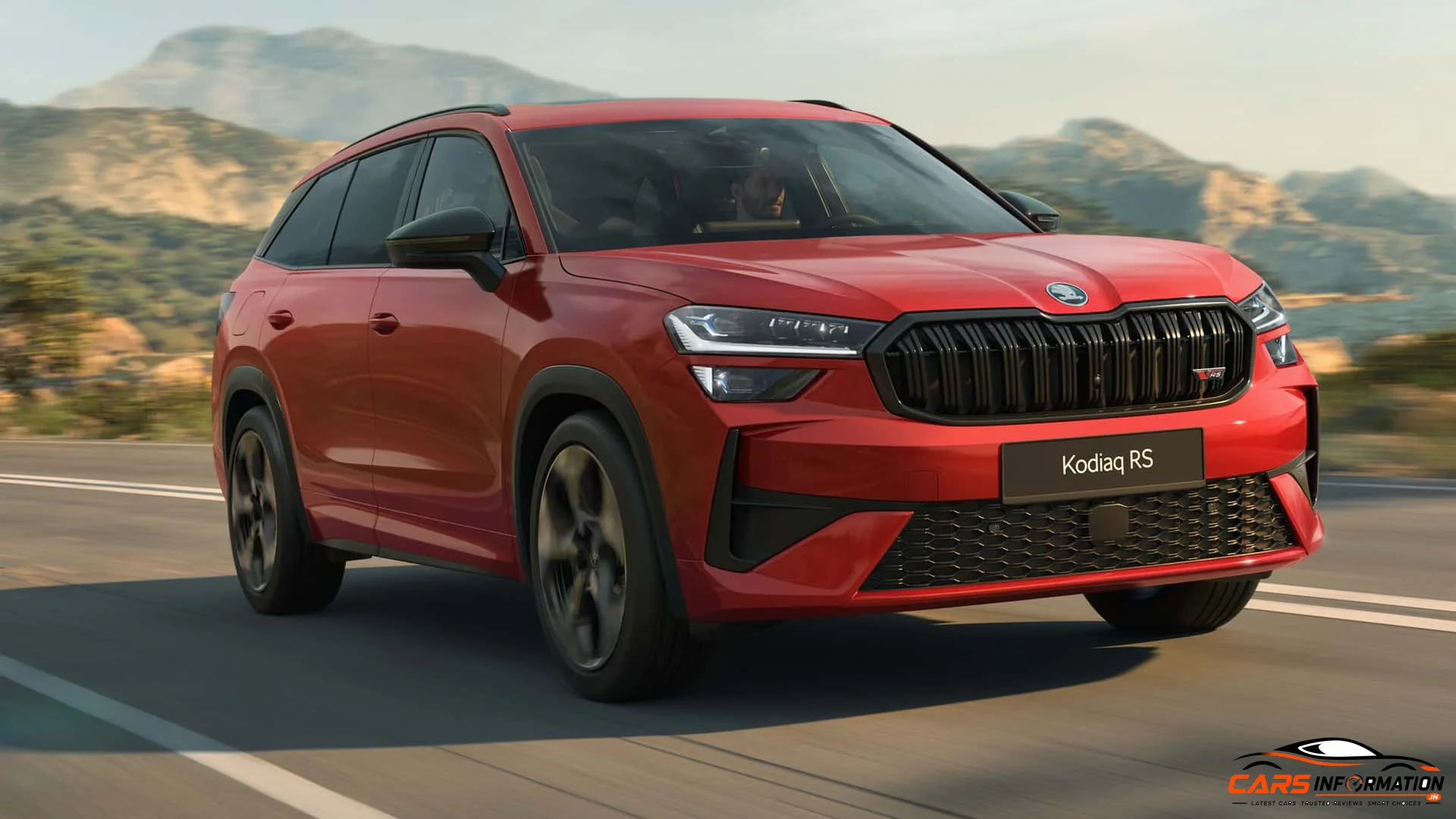 Skoda Kodiaq RS India front profile road test