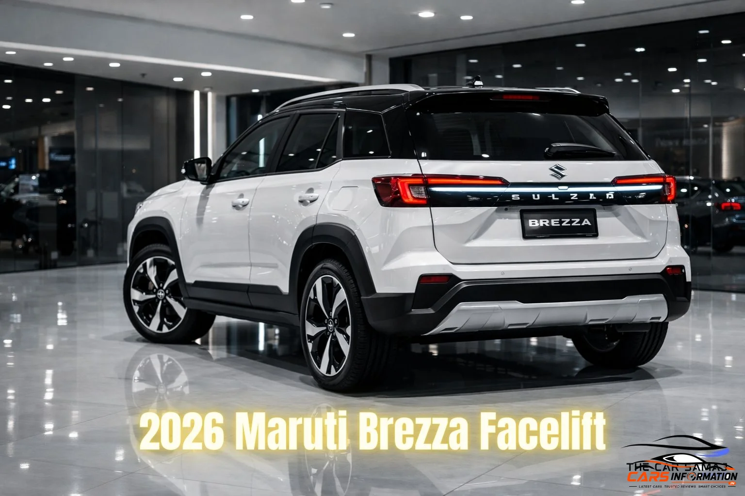 2026 Maruti Suzuki Brezza VXI cabin interior dashboard design