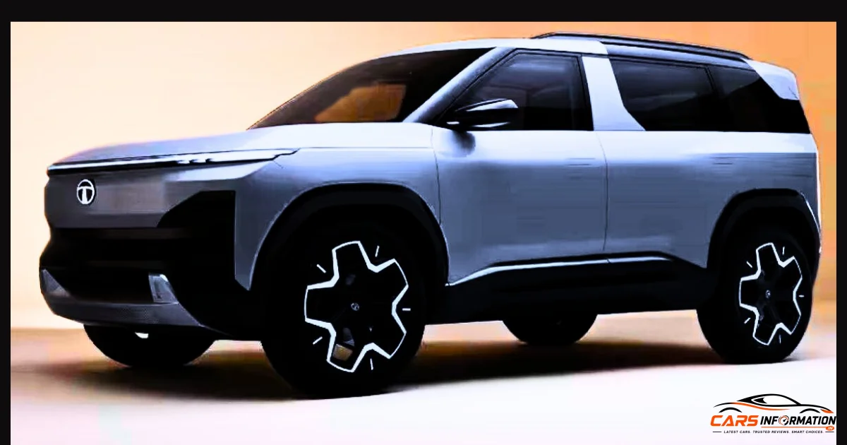Tata Sierra Electric rear profile styling