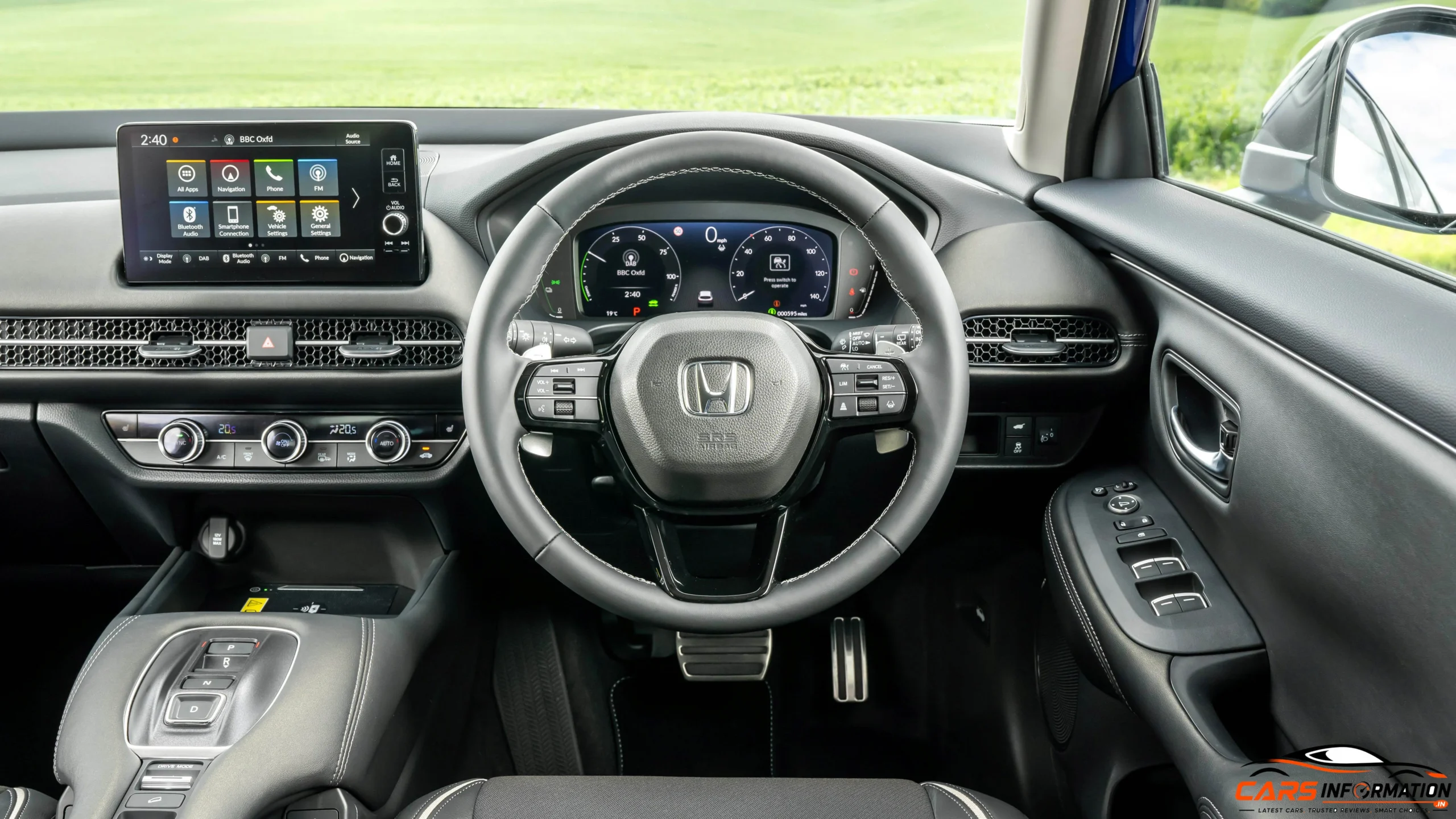 Honda ZRV cabin interior dashboard design