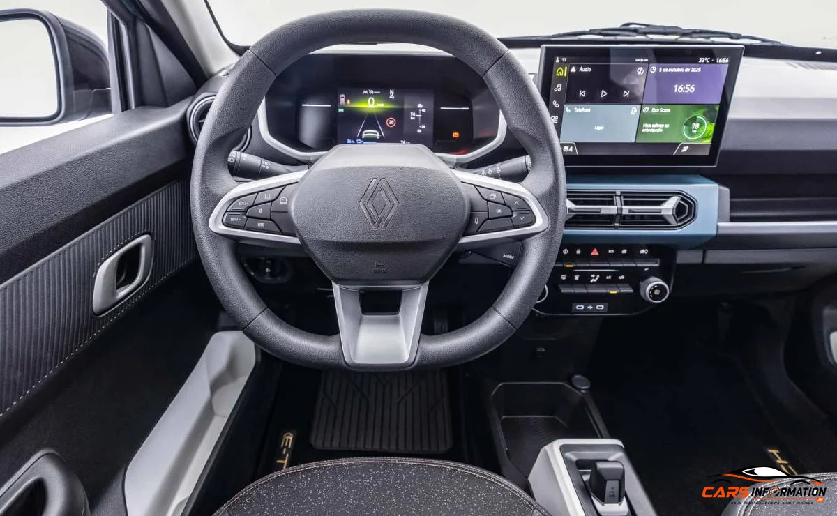 2026 Renault Kwid cabin interior dashboard design