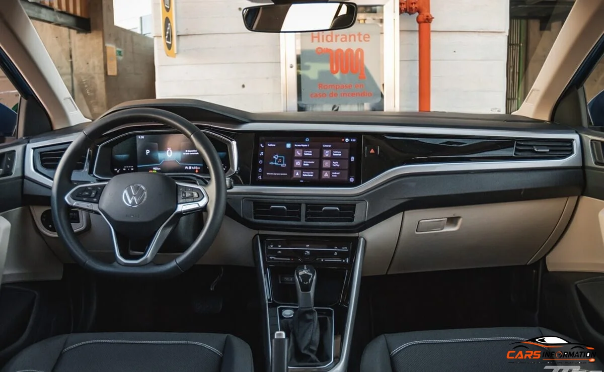 Volkswagen Virtus Topline 2026 cabin interior dashboard design