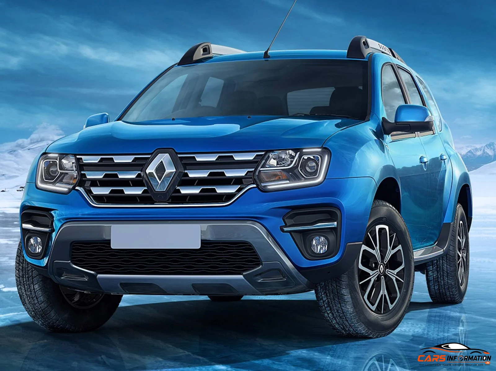 2020 Renault Duster Turbo side profile alloy wheels design