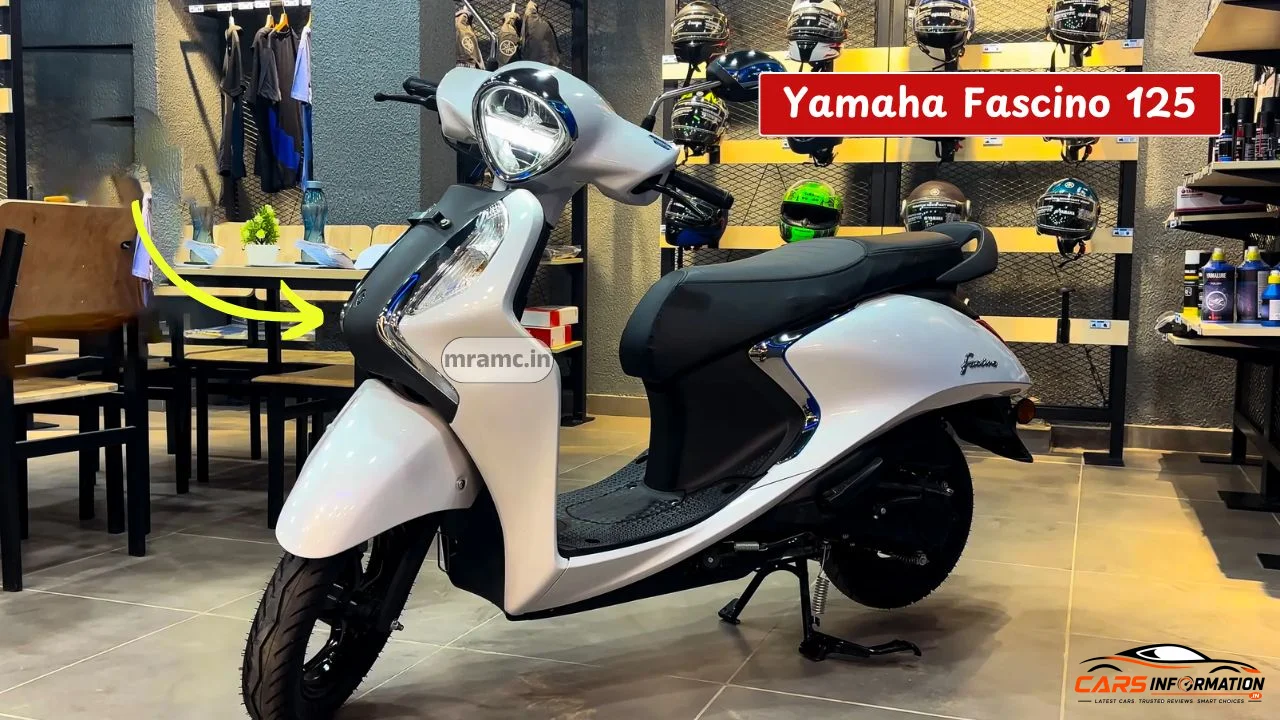 Yamaha Fascino 125 Top Model engine bay performance specifications