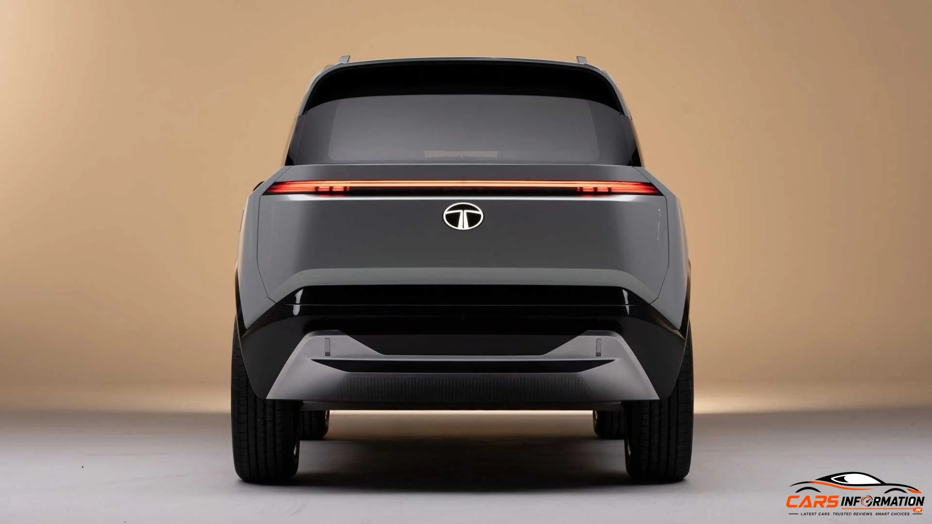 Tata Sierra EV rear profile styling