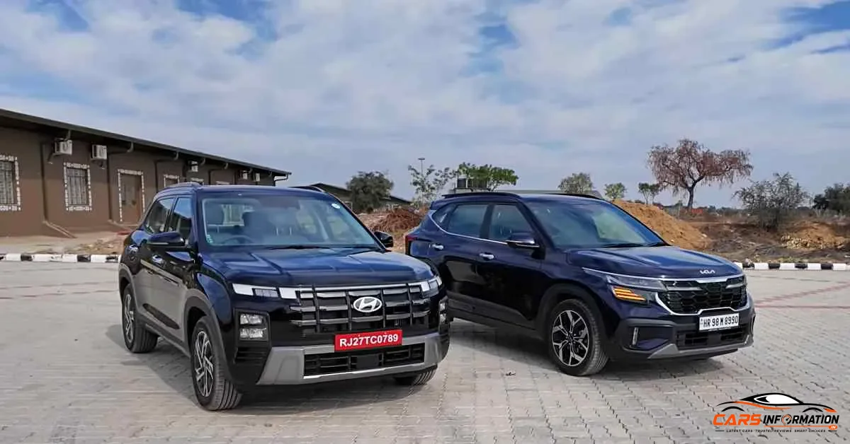 Hyundai Creta vs Kia Seltos engine bay performance specifications