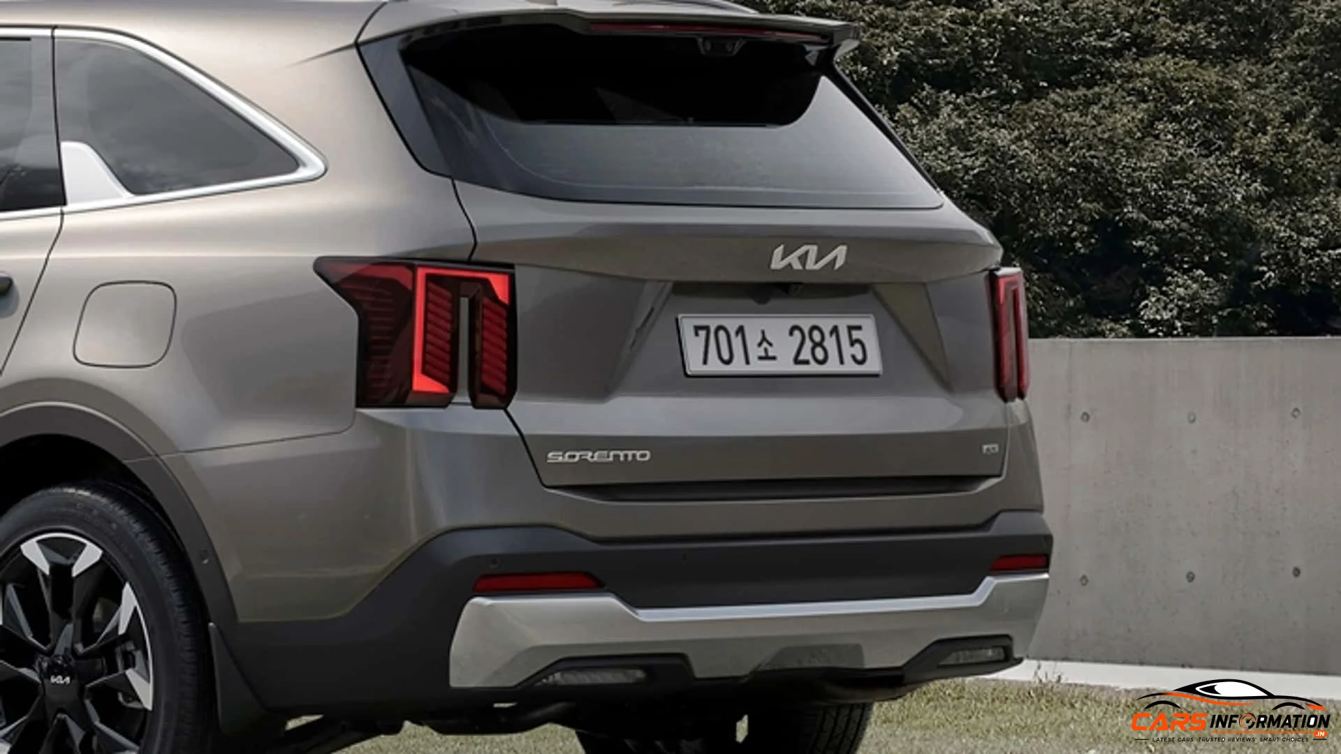 Kia Sorento India rear profile styling