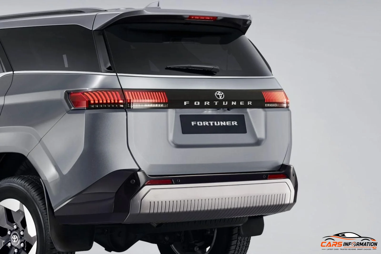 2026 Toyota Fortuner rear profile styling