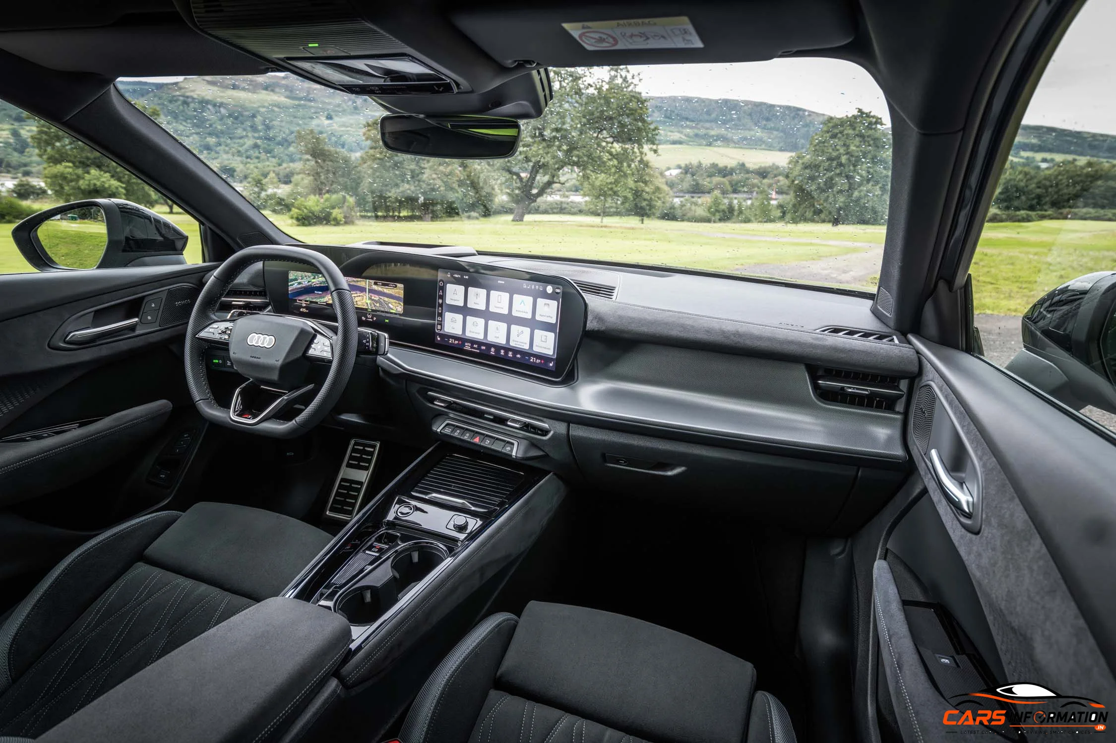 Audi Q3 cabin interior dashboard design