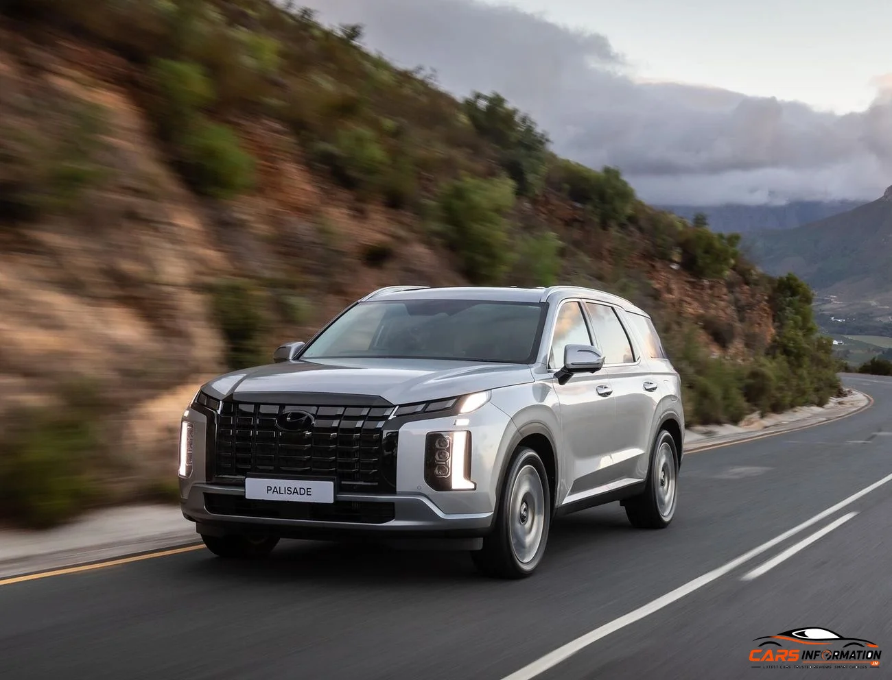 Hyundai Palisade front profile road test