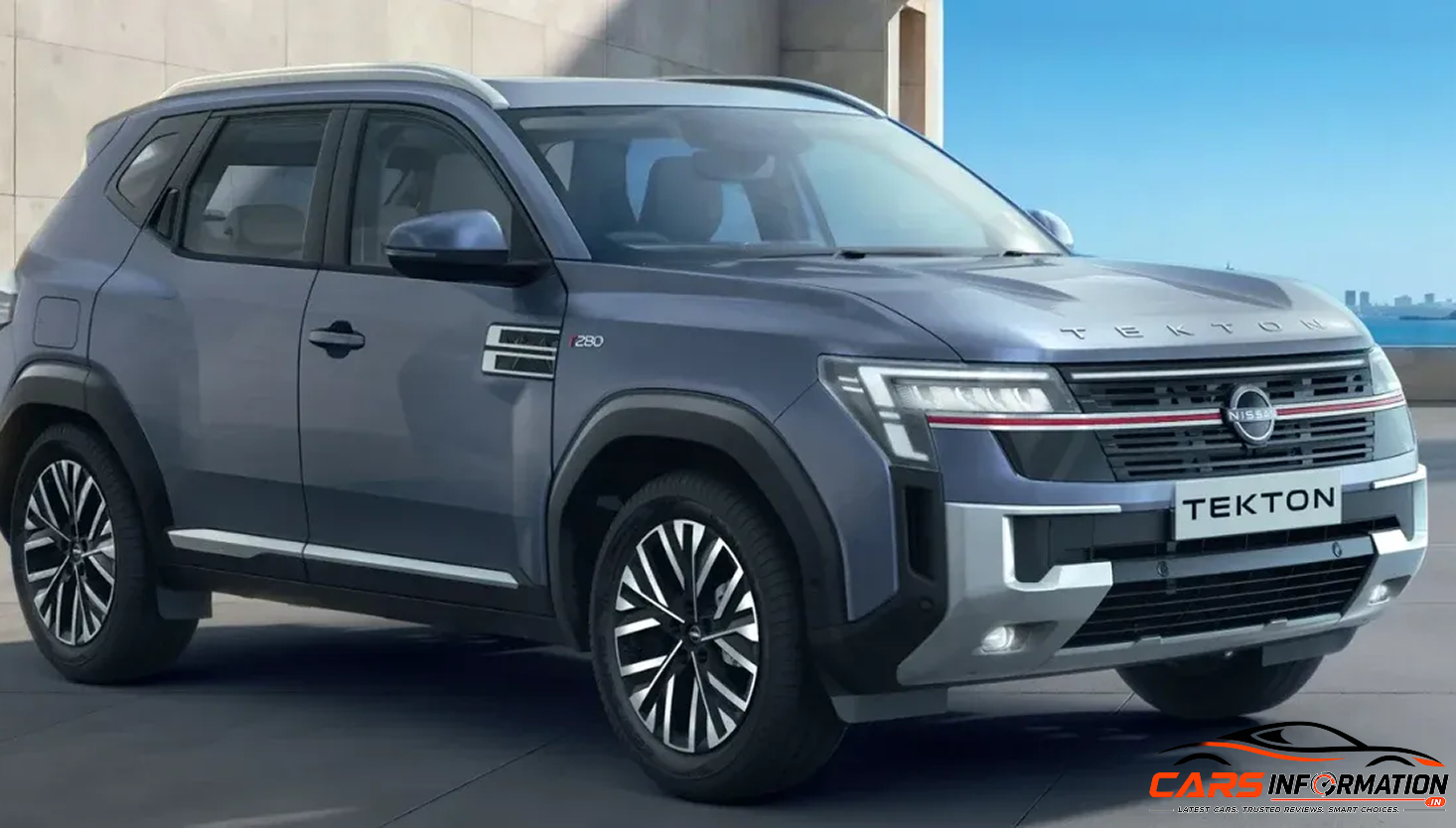 निसान टेक्टोन बूट स्पेस rear profile styling