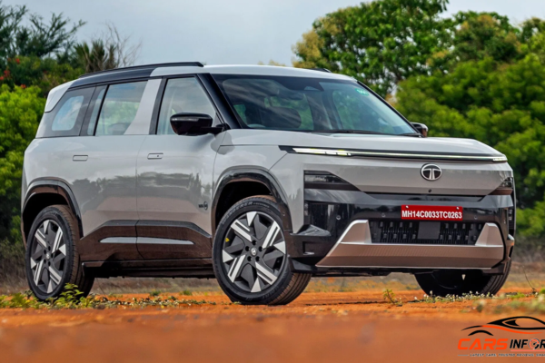 Tata Sierra Electric Range Test front profile road test