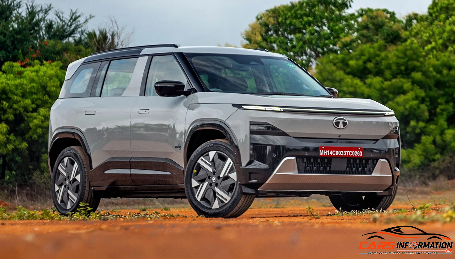 Tata Sierra Electric Range Test front profile road test