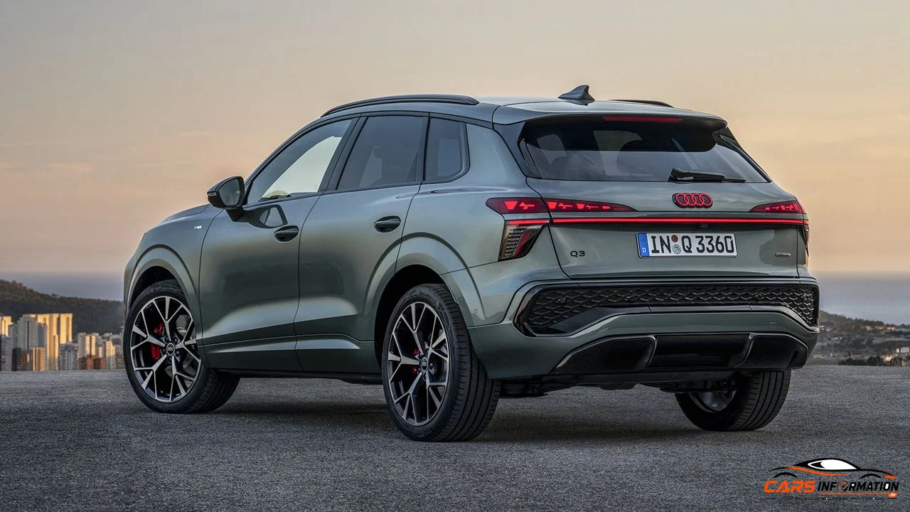 Audi Q3 rear profile styling